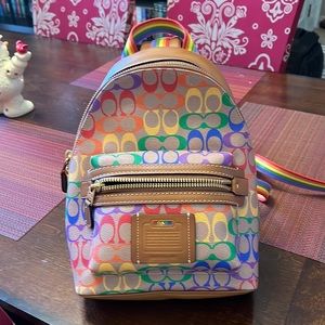 Rainbow Collection Crossbody Backpack.